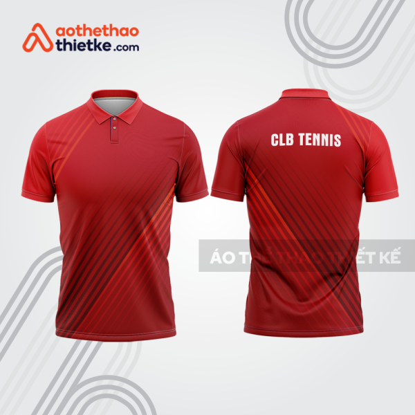Mẫu thiết kế áo polo đồng phục thi đấu tennis tn1043