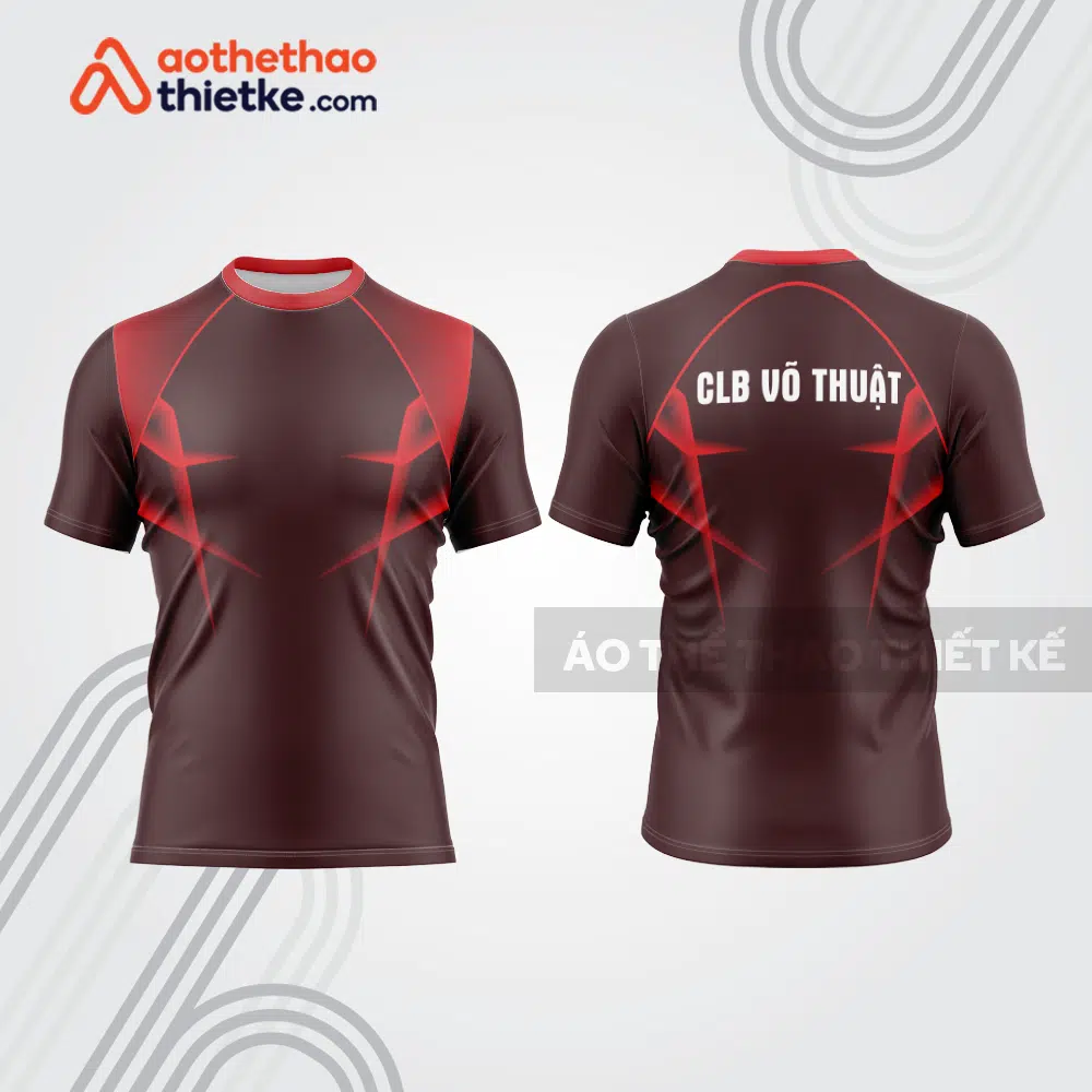 Mẫu thiết kế áo t-shirt võ thuật vt15