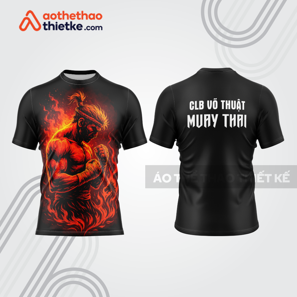 Mẫu thiết kế áo t-shirt võ thuật vt9