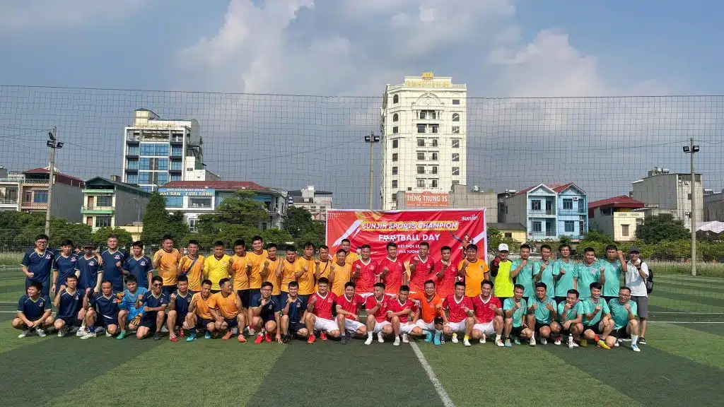 Hình ảnh 4 đội bóng tham gia giải Sunjin Sports Champion 2025 – Football Day