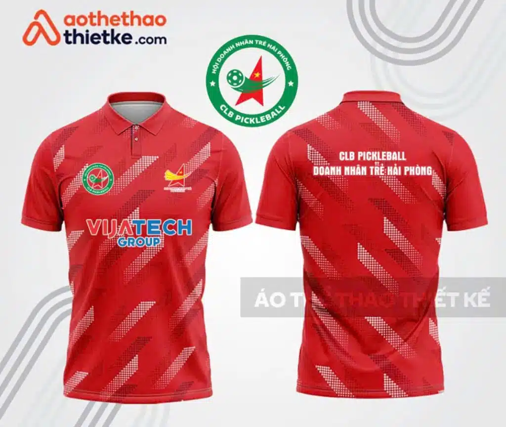 Mẫu áo thi đấu CLB Pickleball Doanh Nhân Trẻ Hải Phòng