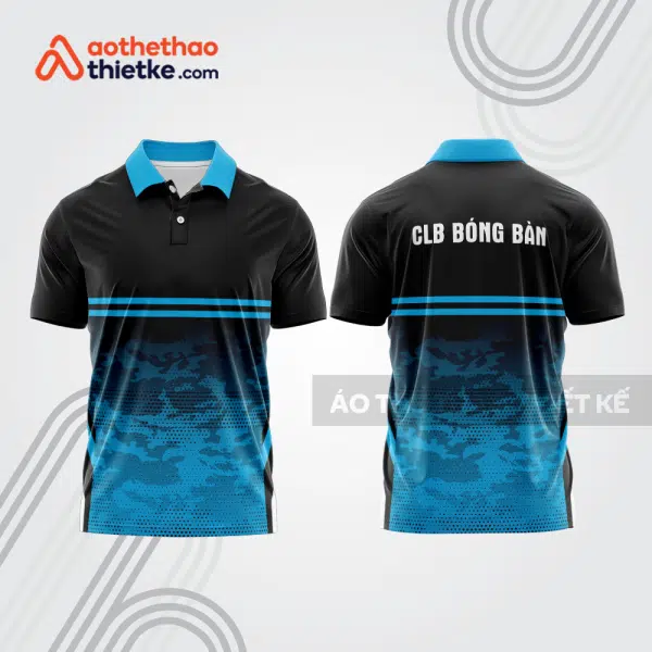 Mẫu thiết kế áo polo đồng phục thi đấu bóng bàn bb1088