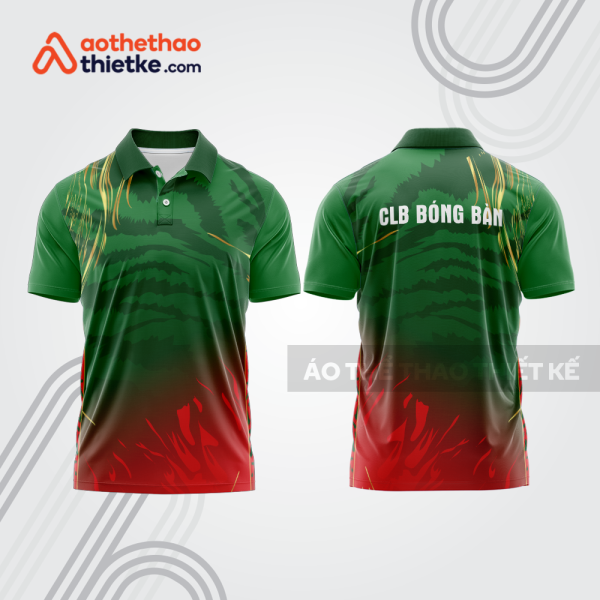 Mẫu thiết kế áo polo đồng phục thi đấu bóng bàn bb1090