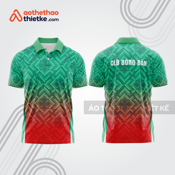 Mẫu thiết kế áo polo đồng phục thi đấu bóng bàn bb1091