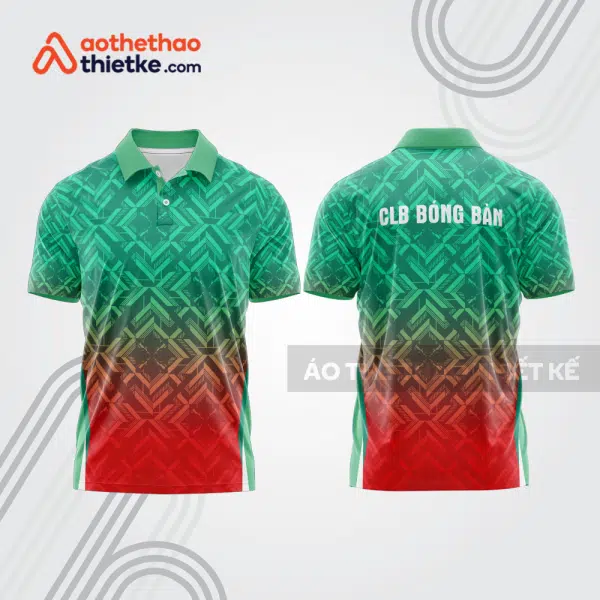 Mẫu thiết kế áo polo đồng phục thi đấu bóng bàn bb1091