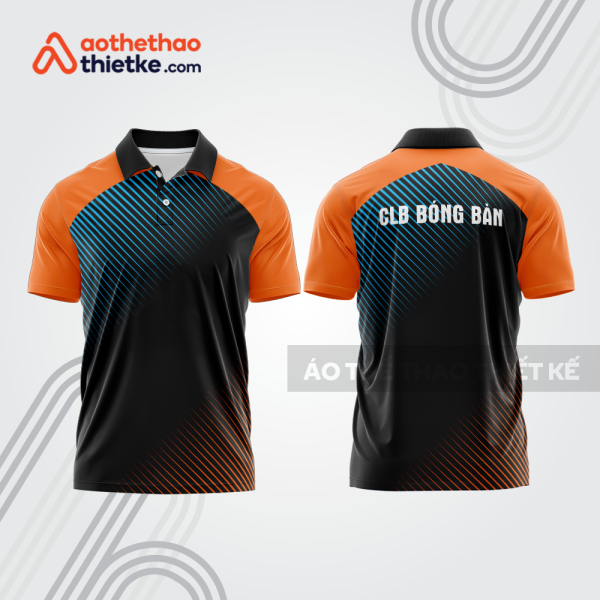 Mẫu thiết kế áo polo đồng phục thi đấu bóng bàn bb1093