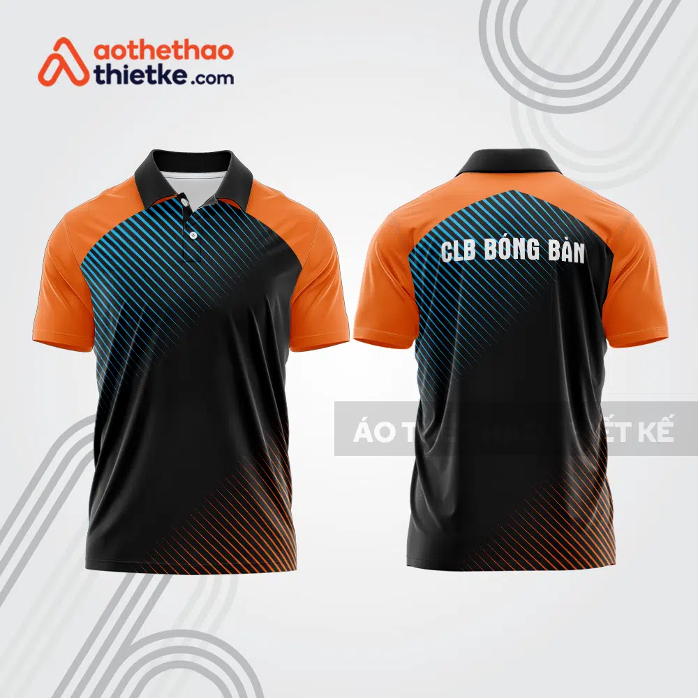 Mẫu thiết kế áo polo đồng phục thi đấu bóng bàn bb1093