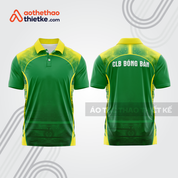 Mẫu thiết kế áo polo đồng phục thi đấu bóng bàn bb1094