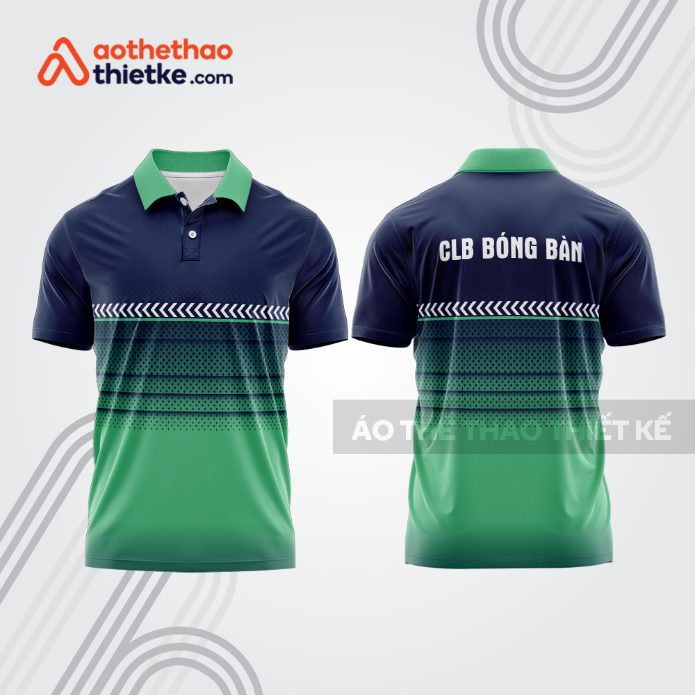 Mẫu thiết kế áo polo đồng phục thi đấu bóng bàn bb1096