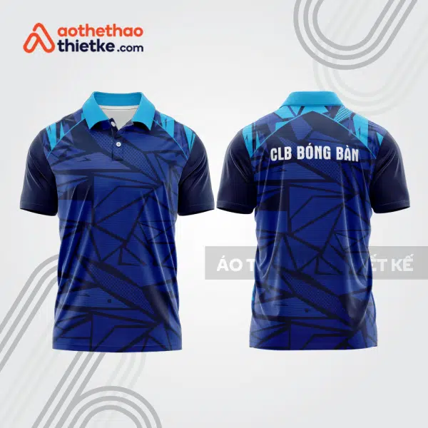 Mẫu thiết kế áo polo đồng phục thi đấu bóng bàn bb1097