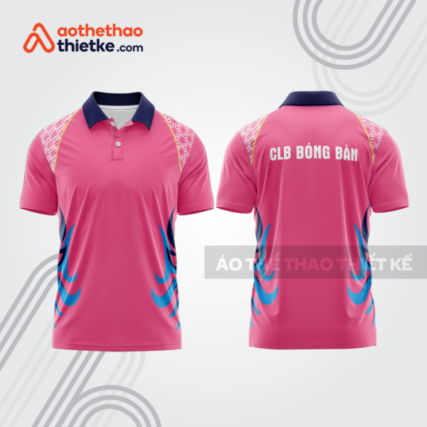 Mẫu thiết kế áo polo đồng phục thi đấu bóng bàn bb1100