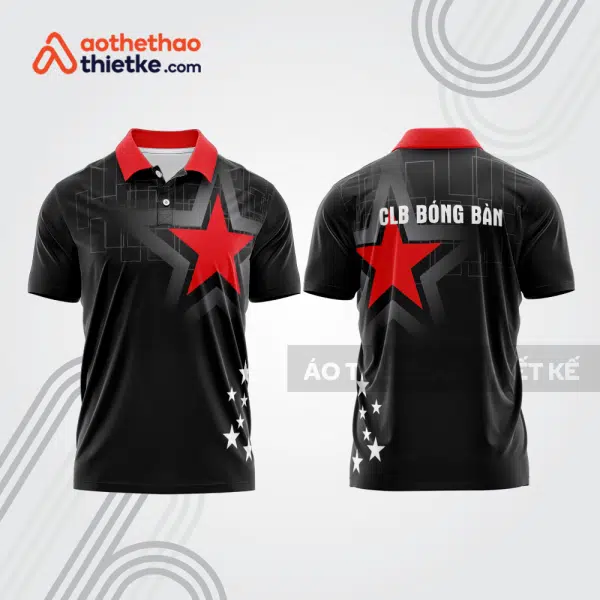 Mẫu thiết kế áo polo đồng phục thi đấu bóng bàn bb1102
