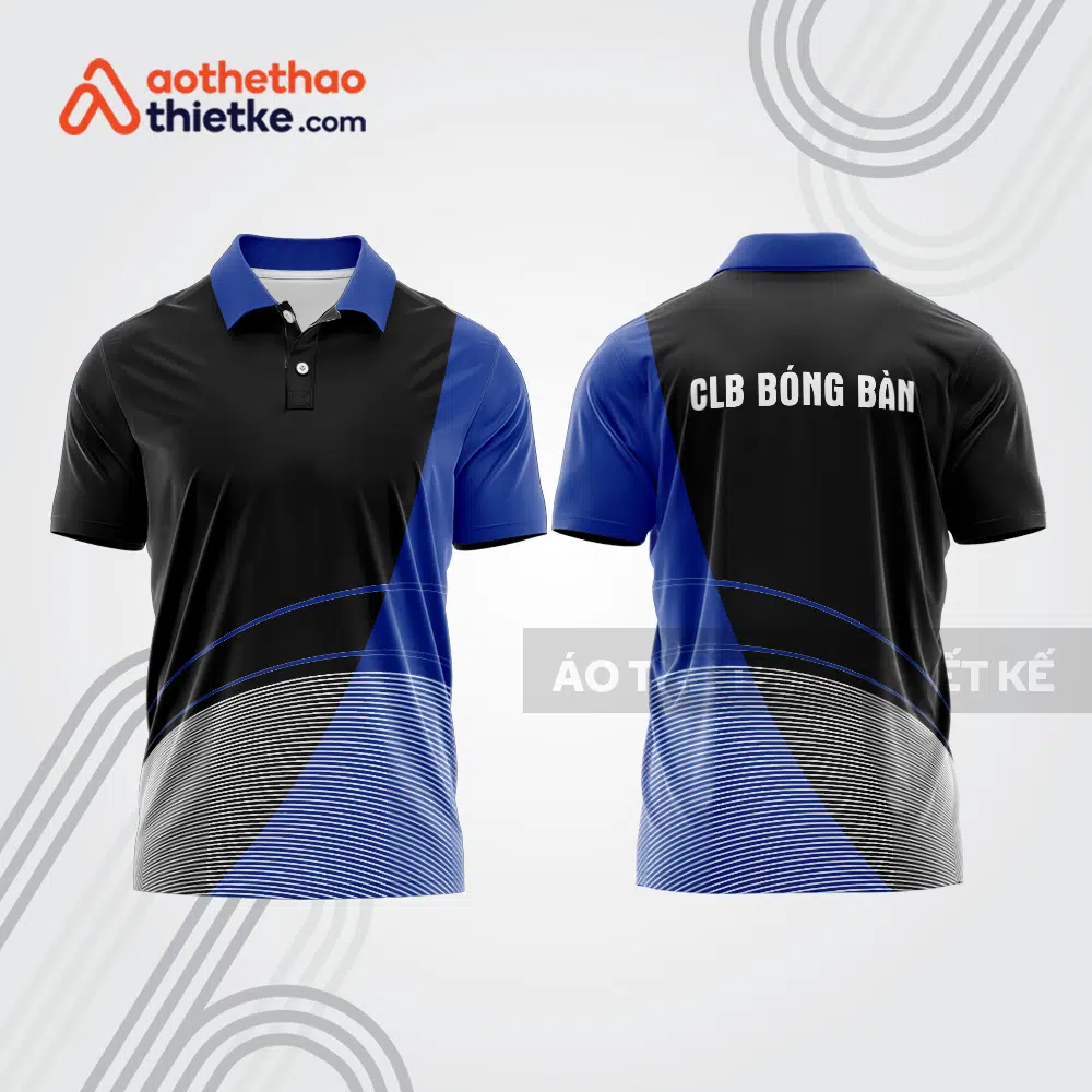 Mẫu thiết kế áo polo đồng phục thi đấu bóng bàn bb1103