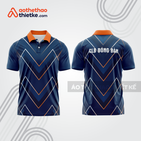 Mẫu thiết kế áo polo đồng phục thi đấu bóng bàn bb1105