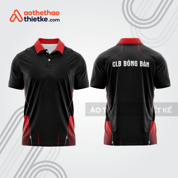 Mẫu thiết kế áo polo đồng phục thi đấu bóng bàn bb1107