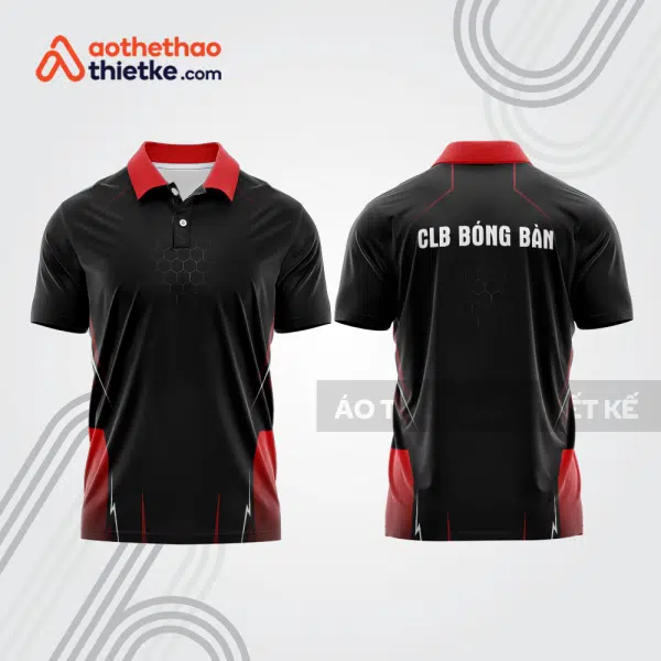 Mẫu thiết kế áo polo đồng phục thi đấu bóng bàn bb1107