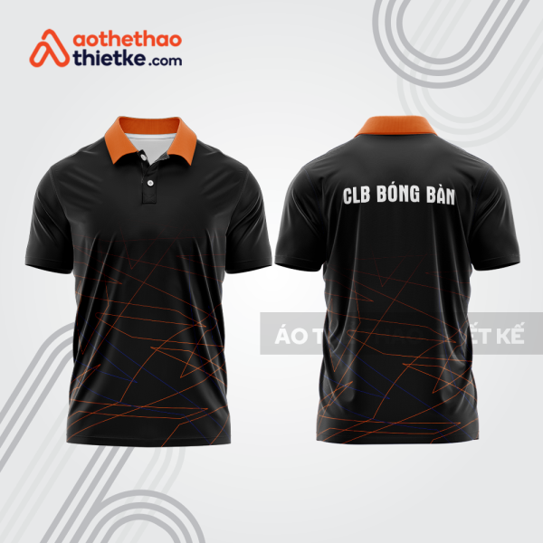 Mẫu thiết kế áo polo đồng phục thi đấu bóng bàn bb1112