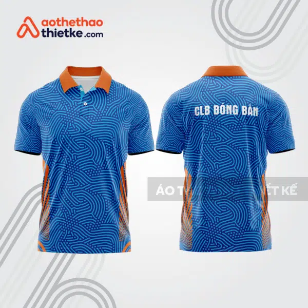 Mẫu thiết kế áo polo đồng phục thi đấu bóng bàn bb1113