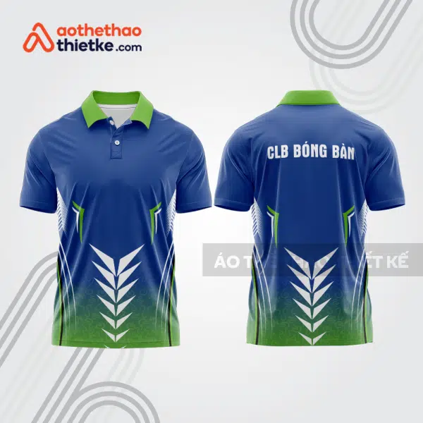 Mẫu thiết kế áo polo đồng phục thi đấu bóng bàn bb1114