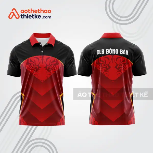 Mẫu thiết kế áo polo đồng phục thi đấu bóng bàn bb1117