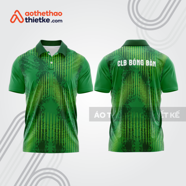 Mẫu thiết kế áo polo đồng phục thi đấu bóng bàn bb1118