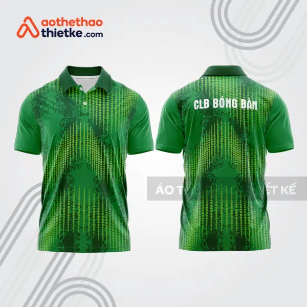 Mẫu thiết kế áo polo đồng phục thi đấu bóng bàn bb1118