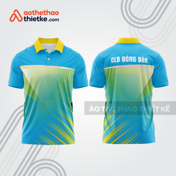Mẫu thiết kế áo polo đồng phục thi đấu bóng bàn bb1119
