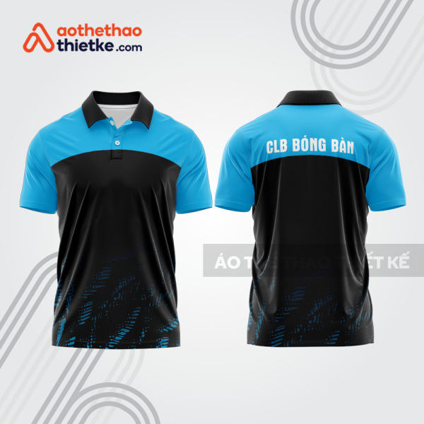 Mẫu thiết kế áo polo đồng phục thi đấu bóng bàn bb1122