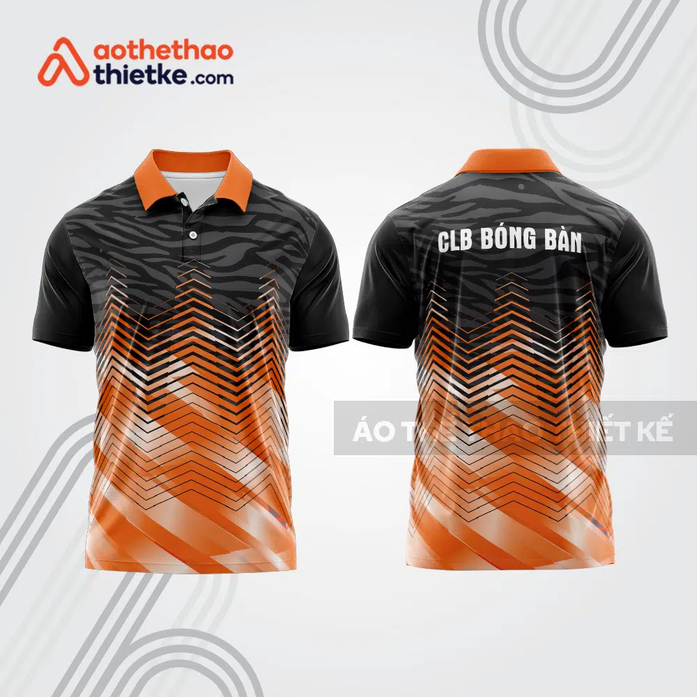 Mẫu thiết kế áo polo đồng phục thi đấu bóng bàn bb1127