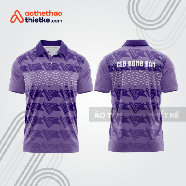 Mẫu thiết kế áo polo đồng phục thi đấu bóng bàn bb1129