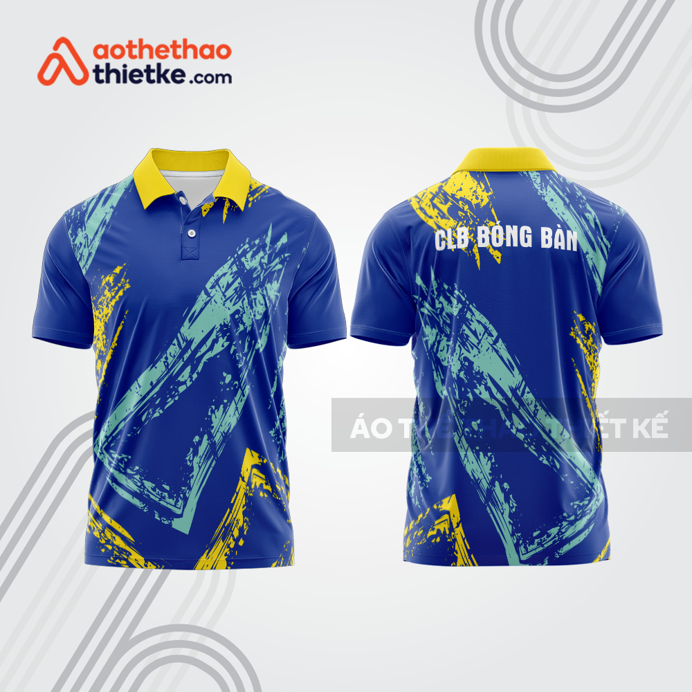Mẫu thiết kế áo polo đồng phục thi đấu bóng bàn bb1130