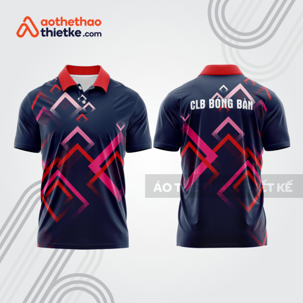 Mẫu thiết kế áo polo đồng phục thi đấu bóng bàn bb1132