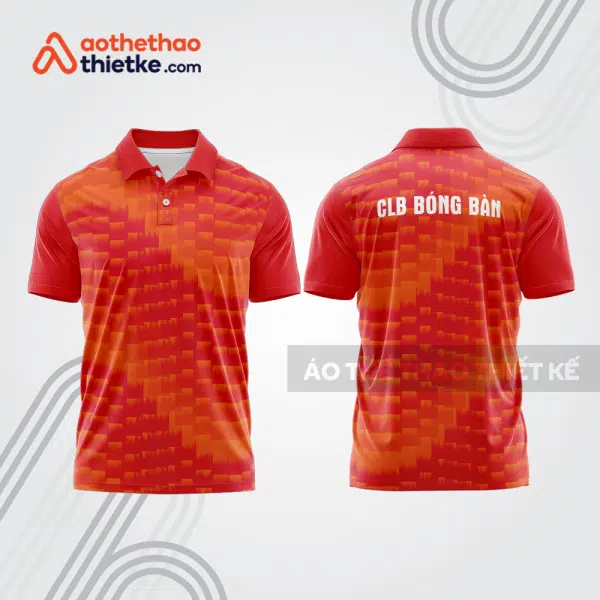 Mẫu thiết kế áo polo đồng phục thi đấu bóng bàn bb1133
