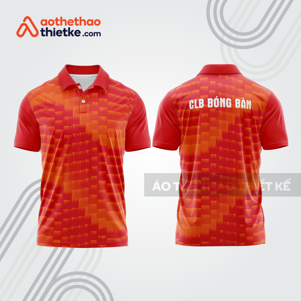 Mẫu thiết kế áo polo đồng phục thi đấu bóng bàn bb1133