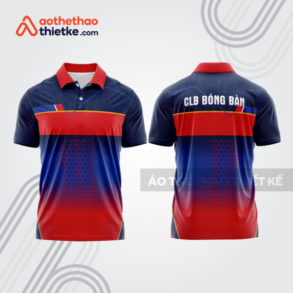 Mẫu thiết kế áo polo đồng phục thi đấu bóng bàn bb1134
