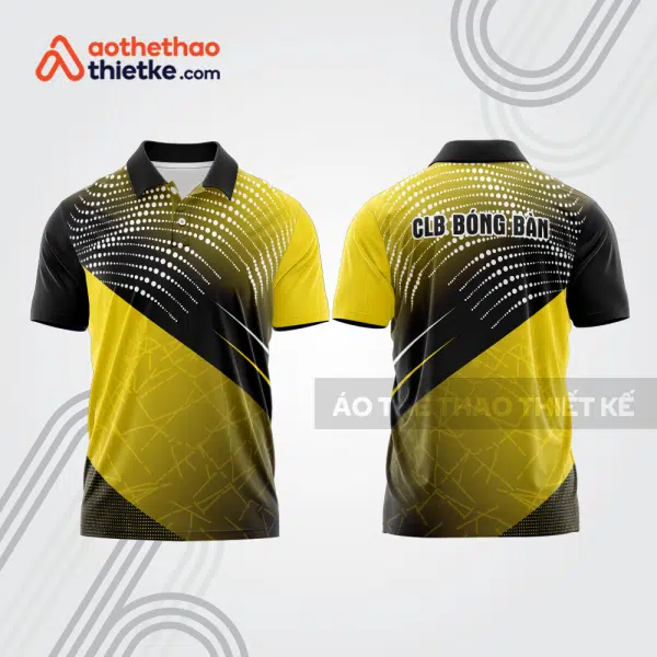 Mẫu thiết kế áo polo đồng phục thi đấu bóng bàn bb1135