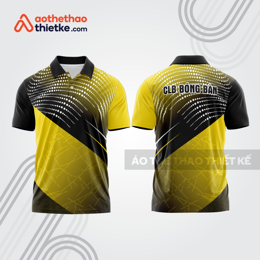 Mẫu thiết kế áo polo đồng phục thi đấu bóng bàn bb1135