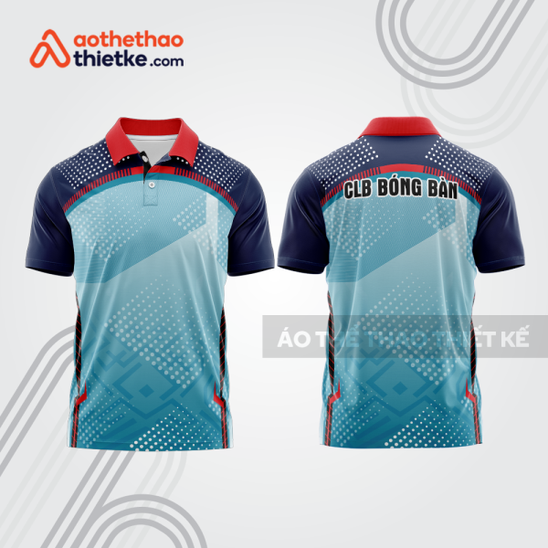 Mẫu thiết kế áo polo đồng phục thi đấu bóng bàn bb1138
