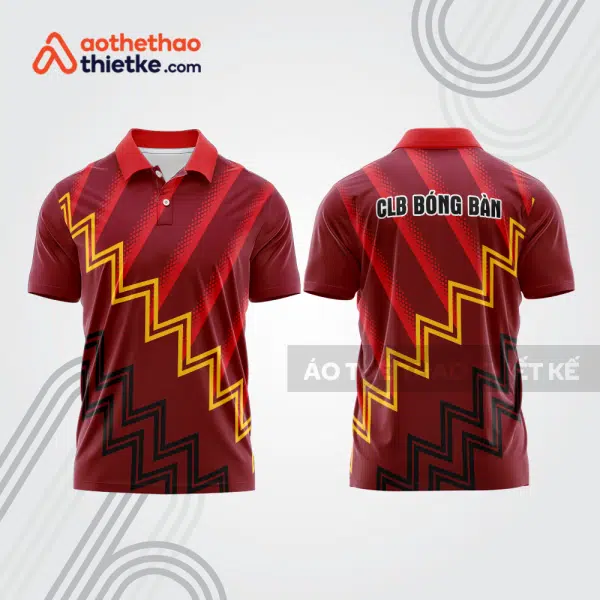 Mẫu thiết kế áo polo đồng phục thi đấu bóng bàn bb1139