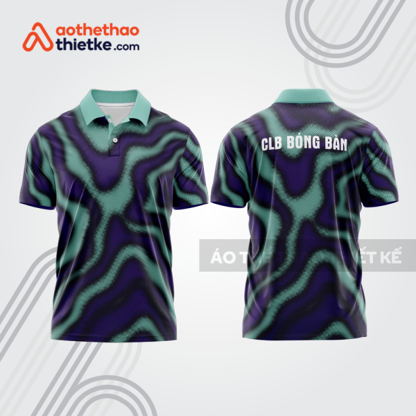 Mẫu thiết kế áo polo đồng phục thi đấu bóng bàn bb1142
