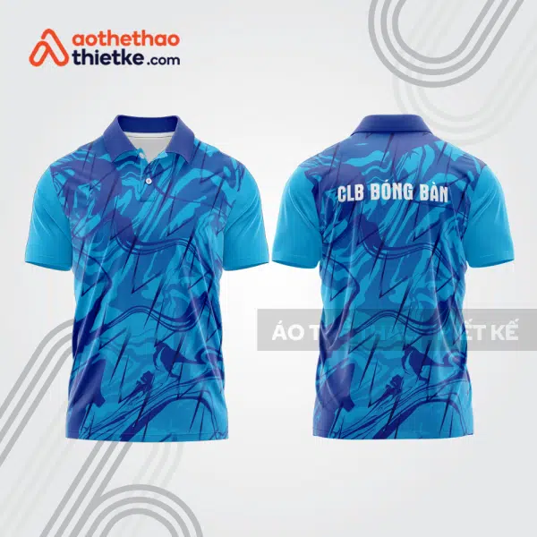 Mẫu thiết kế áo polo đồng phục thi đấu bóng bàn bb1148
