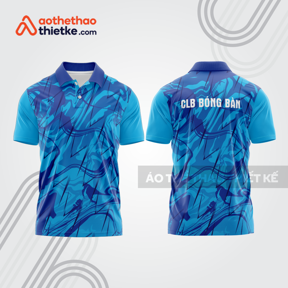 Mẫu thiết kế áo polo đồng phục thi đấu bóng bàn bb1148