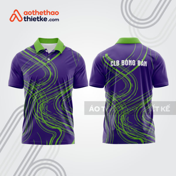 Mẫu thiết kế áo polo đồng phục thi đấu bóng bàn bb1149