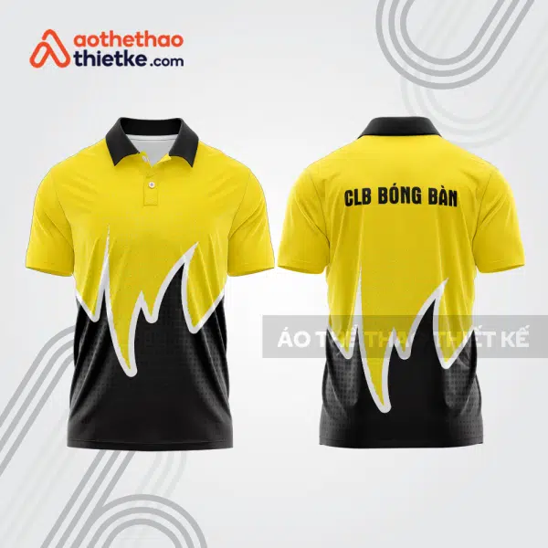 Mẫu thiết kế áo polo đồng phục thi đấu bóng bàn bb1150