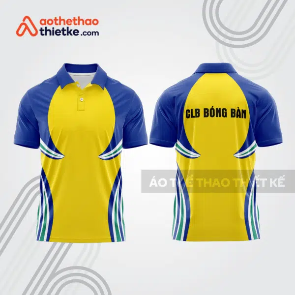 Mẫu thiết kế áo polo đồng phục thi đấu bóng bàn bb1155
