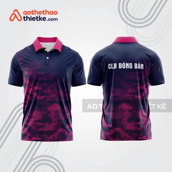 Mẫu thiết kế áo polo đồng phục thi đấu bóng bàn bb1158