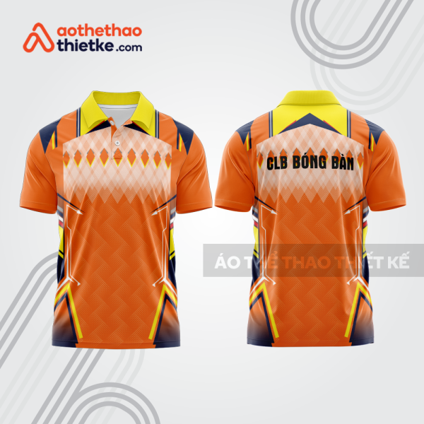 Mẫu thiết kế áo polo đồng phục thi đấu bóng bàn bb1159