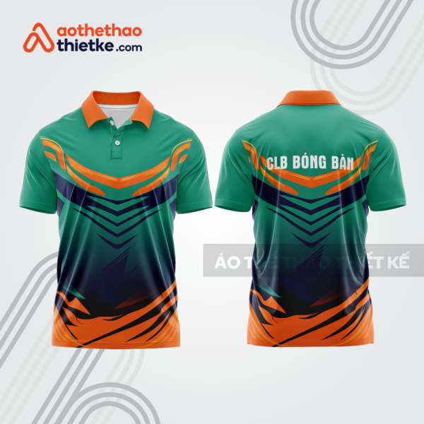 Mẫu thiết kế áo polo đồng phục thi đấu bóng bàn bb1161
