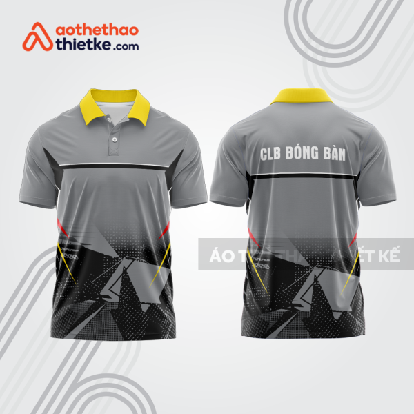 Mẫu thiết kế áo polo đồng phục thi đấu bóng bàn bb1162