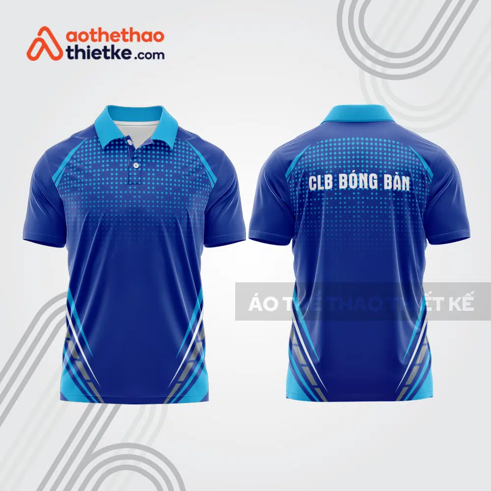Mẫu thiết kế áo polo đồng phục thi đấu bóng bàn bb1163